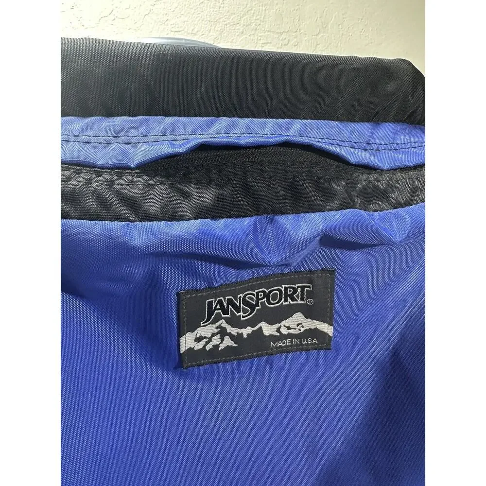 Vintage JANSPORT External Frame Hiking Backpack Hip Wings‎ Blue 90’s Made in USA